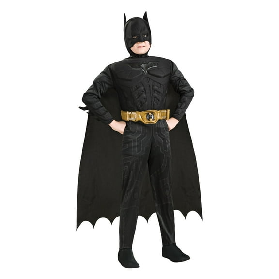 The Dark Knight Batman Deluxe Costume for Toddlers by Rubies, Boys 2T-4T