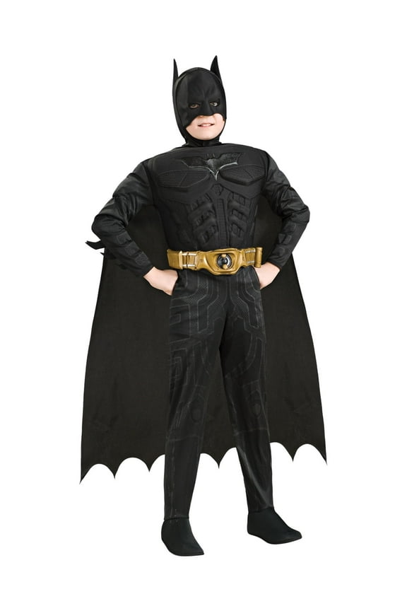 The Dark Knight Batman Deluxe Costume for Toddlers by Rubies, Boys 2T-4T