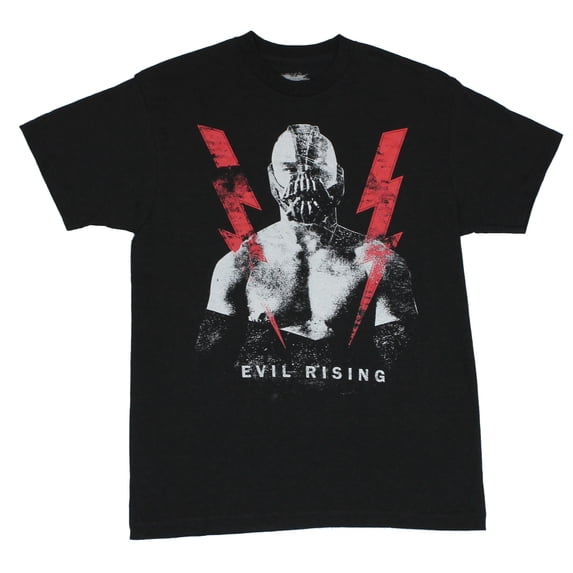 Batman Dark Knight (DC Comics) Mens T-Shirt - Double Bolt Bane Evil ...