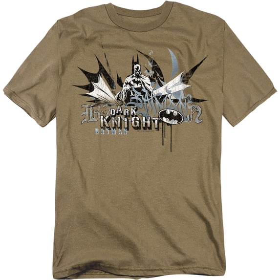 Batman Dark Knight Graffiti Mens Short Sleeve Shirt