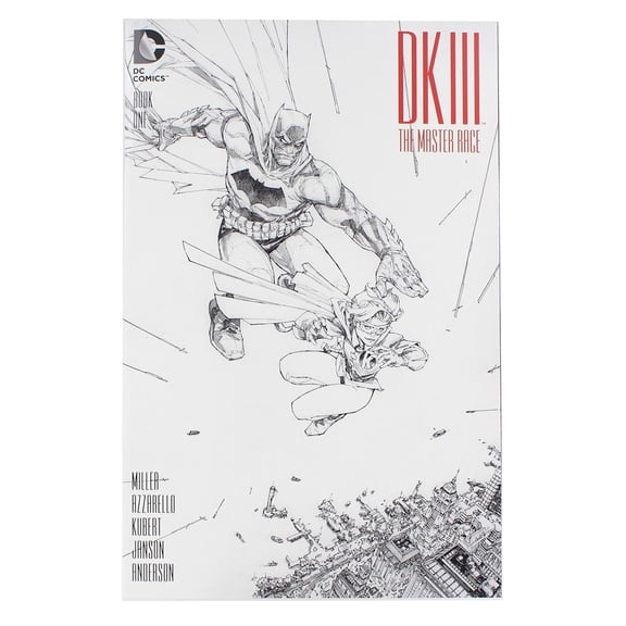 Batman Dark Knight III The Master Race #1 Comic (Comic Con Box B&W Cover)