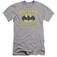thumbnail image 1 of Batman Dark Knight Jersey Premium Canvas T-Shirt Adult Slim Fit 30/1 Athletic Heather, 1 of 1