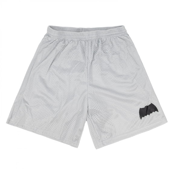 Batman Dark Knight Returns Silver Men's Mesh Athletic Shorts-Large (36-38)