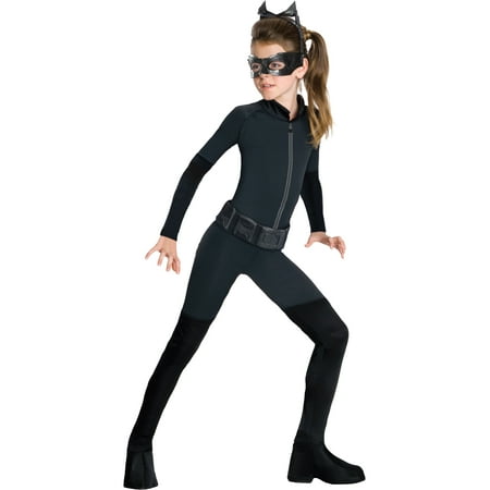The Dark Knight Rises Catwoman Costume for Kids by Rubies, Girls Large