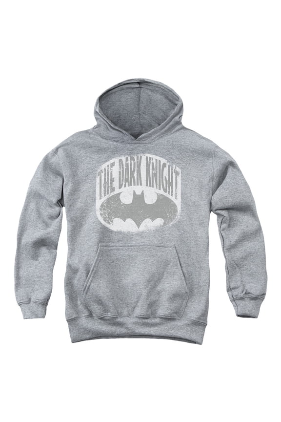 Batman - Dark Knight Shield - Youth Hooded Sweatshirt - Medium