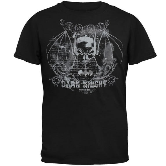 Batman - Dark Knight Skull Soft T-Shirt - Small