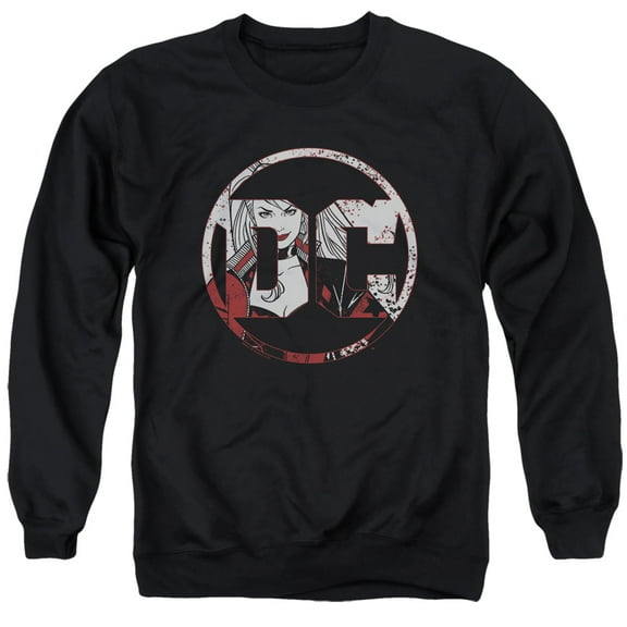 Batman - Dc Logo Harley - Crewneck Sweatshirt - Medium