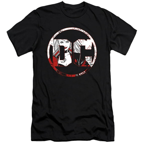 Batman Dc Logo Harley-Hbo S/S Adult 30/1 T-Shirt Black