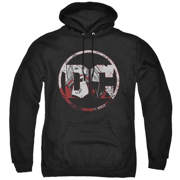 Batman - Dc Logo Harley - Pull-Over Hoodie - Large