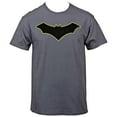 thumbnail image 1 of Batman  Dead End Yellow Outline Logo Mens T-Shirt, Grey - Large, 1 of 1