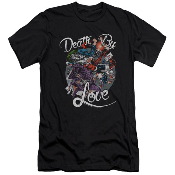 Batman - Death By Love - Premium Slim Fit Short Sleeve Shirt - Large
