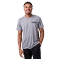 thumbnail image 1 of Batman Defender Of Gotham City Logo Men's Athletic Heather Crew Neck Short Sleeve Gym Performance Tee Shirt -Large, 1 of 7