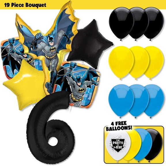 Batman Deluxe Balloon Bouquet Kit