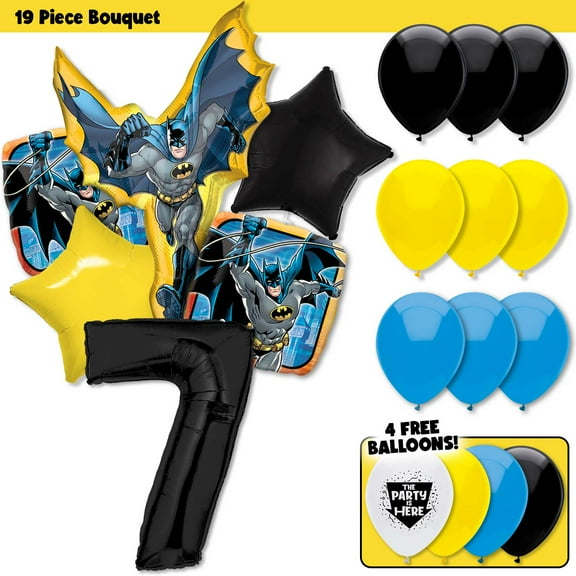 Batman Deluxe Balloon Bouquet Kit