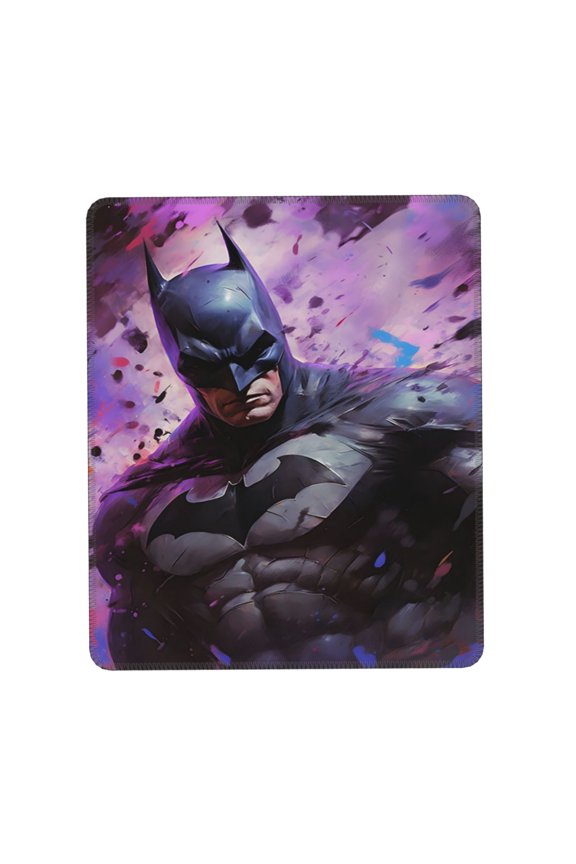 Batman Desk Mat, Gaming Mouse Pad Mat with Non-Slip Base Stitched Edges Mousepad for Computer, Office, and Laptop 7 x 8.6 in