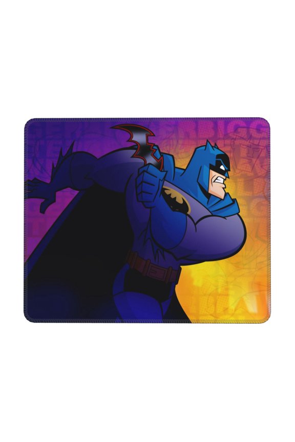 Batman Desk Mat, Gaming Mouse Pad Mat with Non-Slip Base Stitched Edges Mousepad for Computer, Office, and Laptop 7 x 8.6 in