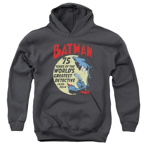 Batman - Detective 75 - Youth Hooded Sweatshirt - X-Large