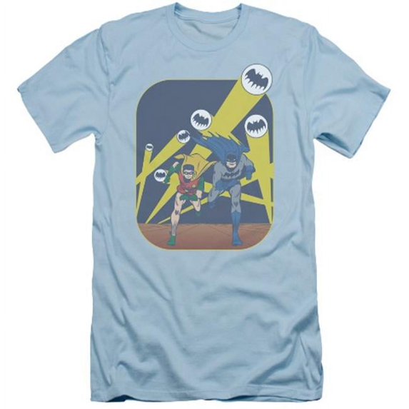Batman-Detective No. 164 Cover - Short Sleeve Adult 30-1 Tee - Light Blue- Small
