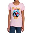 thumbnail image 1 of Batman Devious One Women's T Shirt, Pink, X-Large, 1 of 6