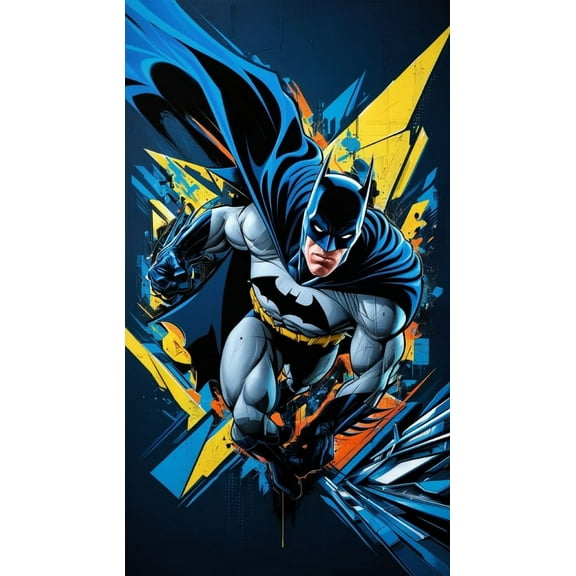 Batman Diamond Painting Kits for Adults DIY Superhero Diamond Art 5D Paint with Diamonds Full Drill Gem Art Cross Stitch Arts Embroidery, Home Wall Decoration 12" X 16"