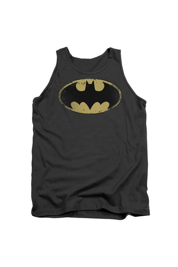 Batman - Distressed Shield - Tank Top - Small