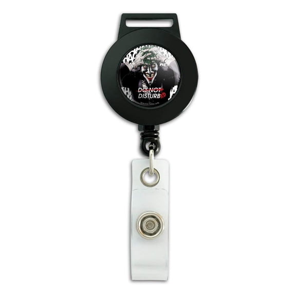 Batman Disturbed Joker Lanyard Retractable Reel Badge ID Card Holder