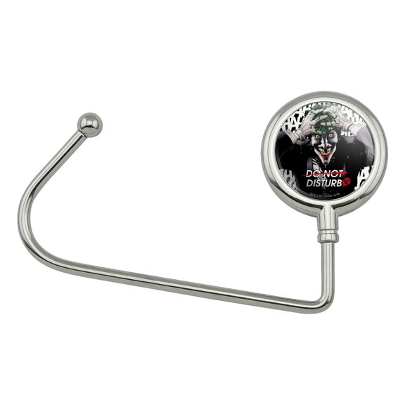 Batman Disturbed Joker Purse Bag Hanger Holder Hook