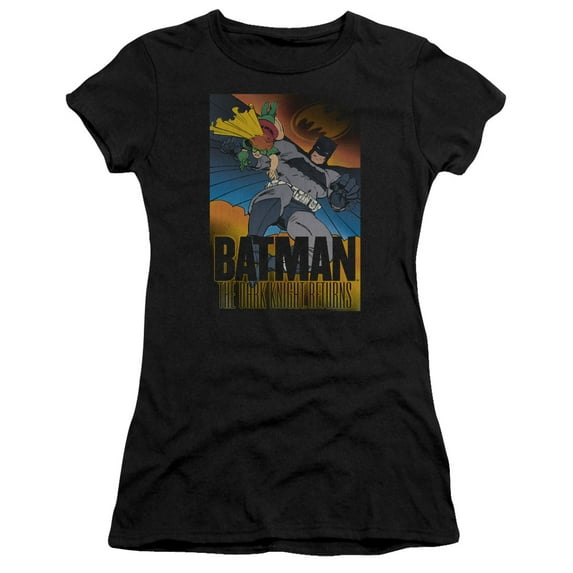 Batman Dk Returns S/S Junior Women's T-Shirt Sheer Black