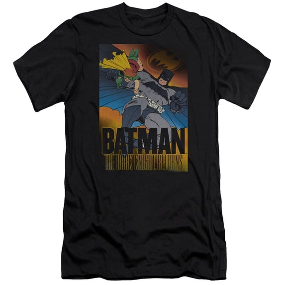Batman - Dk Returns - Premium Slim Fit Short Sleeve Shirt - Medium