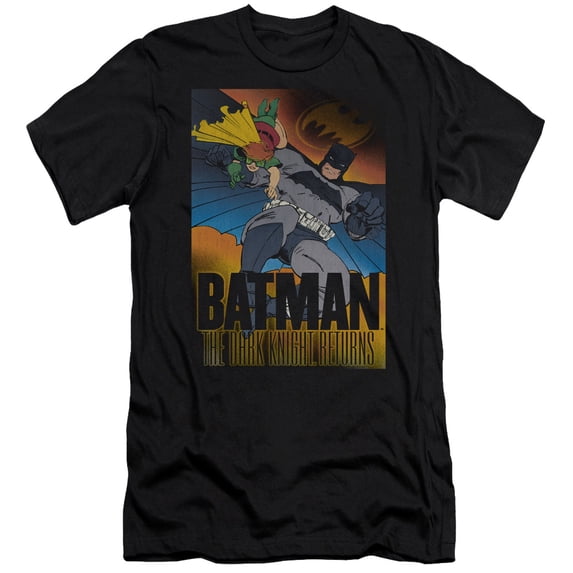 Batman - Dk Returns - Slim Fit Short Sleeve Shirt - X-Large