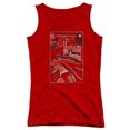 thumbnail image 1 of Batman Doa Cover Junior Women's Tank Top Red, 1 of 1