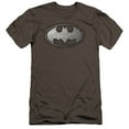 thumbnail image 1 of Batman Duct Tape Logo Premium Canvas T-Shirt Adult Slim Fit 30/1 Charcoal, 1 of 1
