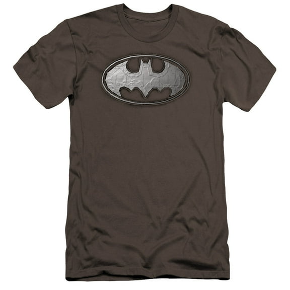 Batman - Duct Tape Logo - Premium Slim Fit Short Sleeve Shirt - Small