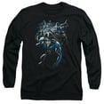 thumbnail image 1 of Batman Dynamic Duo Long Sleeve Adult 18/1 T-Shirt Black, 1 of 1