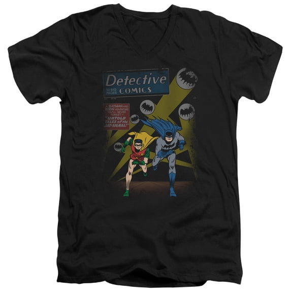 Batman - Dynamic Duo - Slim Fit V Neck Shirt - X-Large