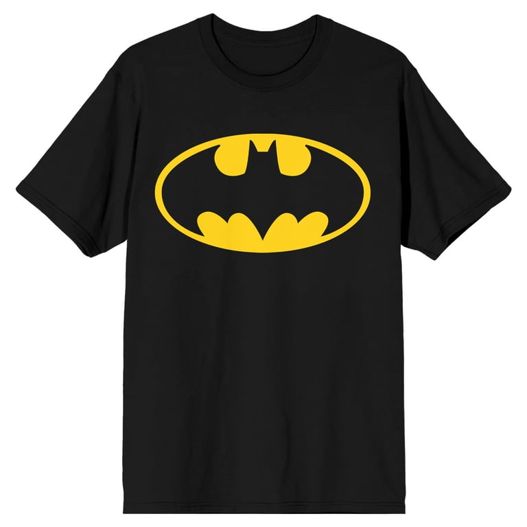 Batman Emblem Men's Black T-shirt-3XL Batman Emblem Men's Black T-shirt-3XL