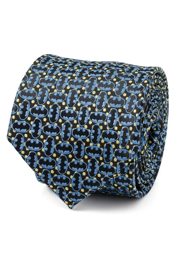 DC Batman Emblem Multi Black Men's Tie