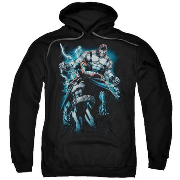 Batman-Evil Rising - Adult Pull-Over Hoodie - Black- 3X