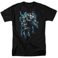 thumbnail image 1 of Batman Evil Rising S/S Adult 18/1 T-Shirt Black, 1 of 2
