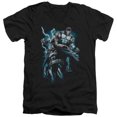 thumbnail image 1 of Batman - Evil Rising - Slim Fit V Neck Shirt - X-Large, 1 of 2