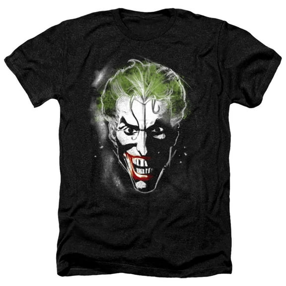 Batman - Face Of Madness - Heather Short Sleeve Shirt - X-Large