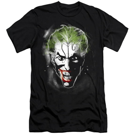 Batman - Face Of Madness - Premium Slim Fit Short Sleeve Shirt - Medium