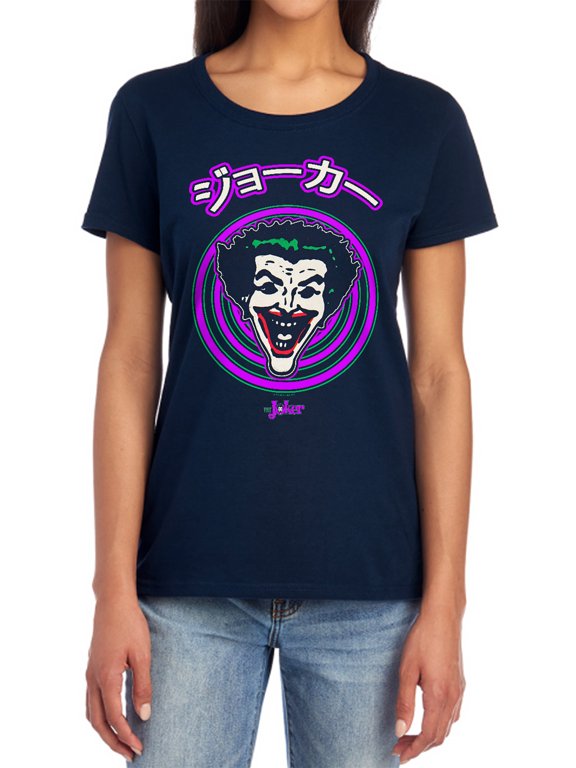 Face Spiral Women's T Shirt, Navy, X-Large