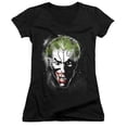 thumbnail image 1 of Batman & Face of Madness-Juniors V-Neck T-Shirt, Black - Small, 1 of 1