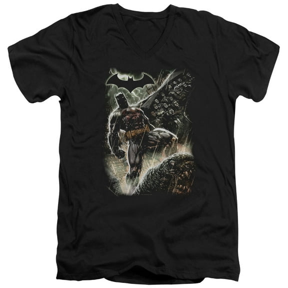 Batman - Family - Slim Fit V Neck Shirt - Medium