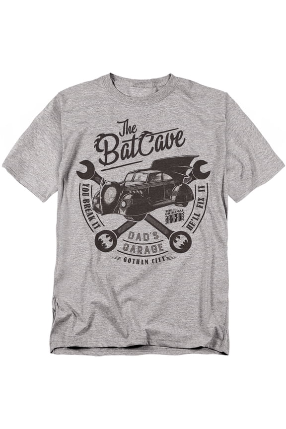 T-Shirt Father'S Day Dad'S Garage Is The Batcave Unisex Graphic Tee for Men & Women