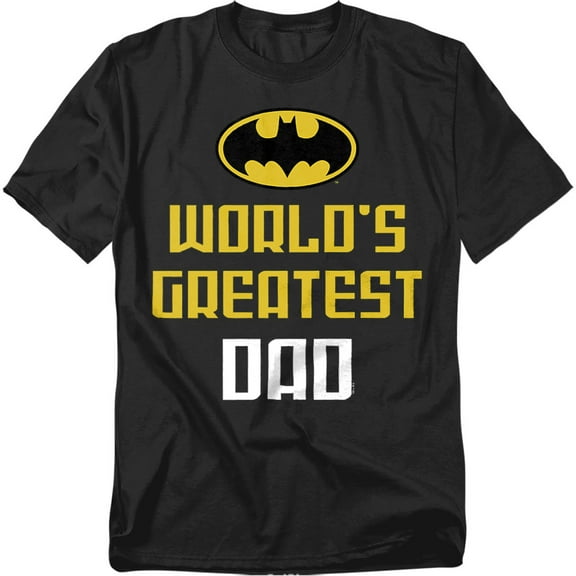 Batman T-Shirt Father'S Day World'S Greatest Dad Unisex Graphic Tee for Men & Women