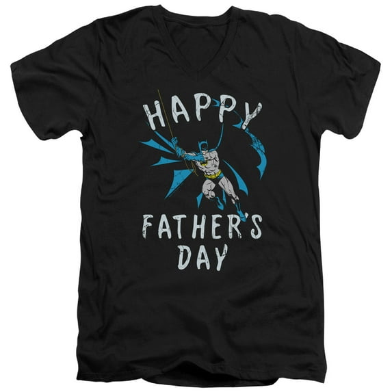 Batman - Fathers Day - Slim Fit V Neck Shirt - Small