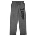 thumbnail image 1 of Batman Forever Title Logo Men's Charcoal Drawstring Sleep Pants-XL, 1 of 7