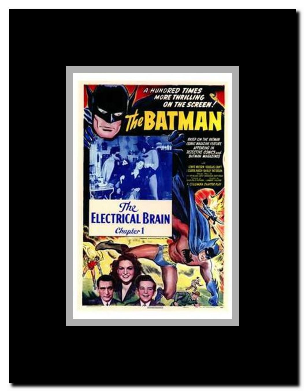 Batman Framed Movie Poster